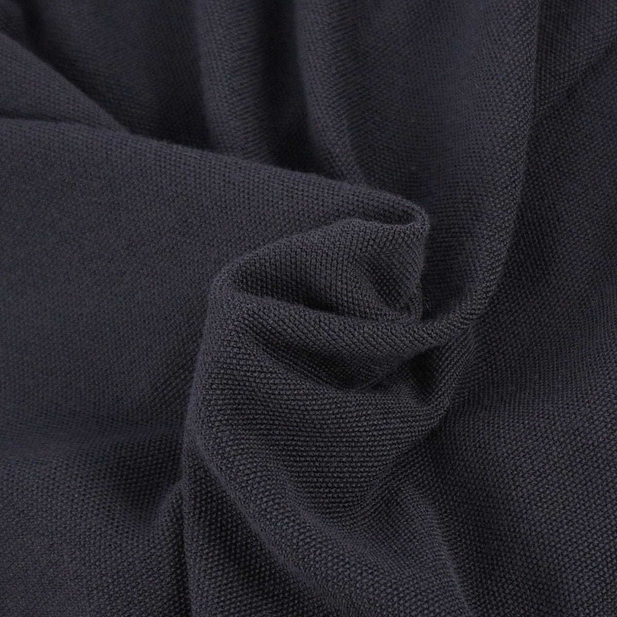 Hermes Cardigan Knit Long Sleeve Top Wool Navy 40 — view 6