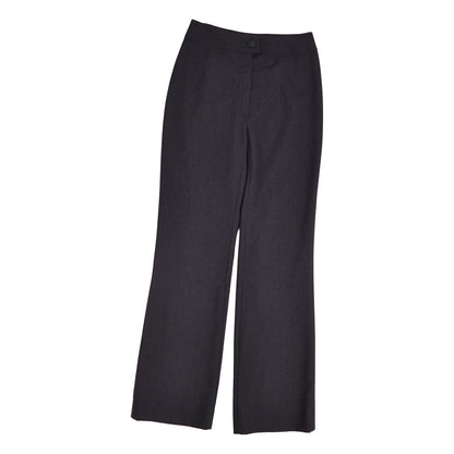 Chanel 98C Pants Long CC Logo Button Wool Black 34 — view 2