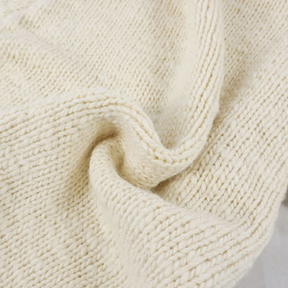 Bottega Veneta Daniele Roulis Era Dress Knit Long Sleeve Chain Top Wool White S — view 6