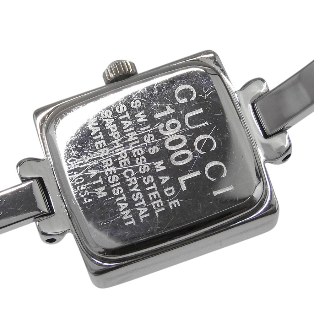 Gucci Stainless Steel Quartz Analog Display Black Dial Watch — view 7