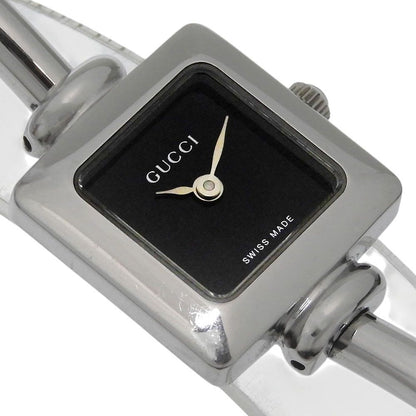 Gucci Stainless Steel Quartz Analog Display Black Dial Watch — view 3