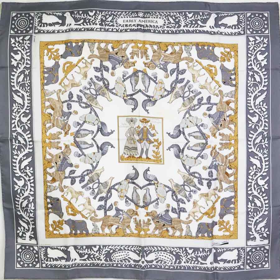 Hermes Scarf Carre 90 Early America