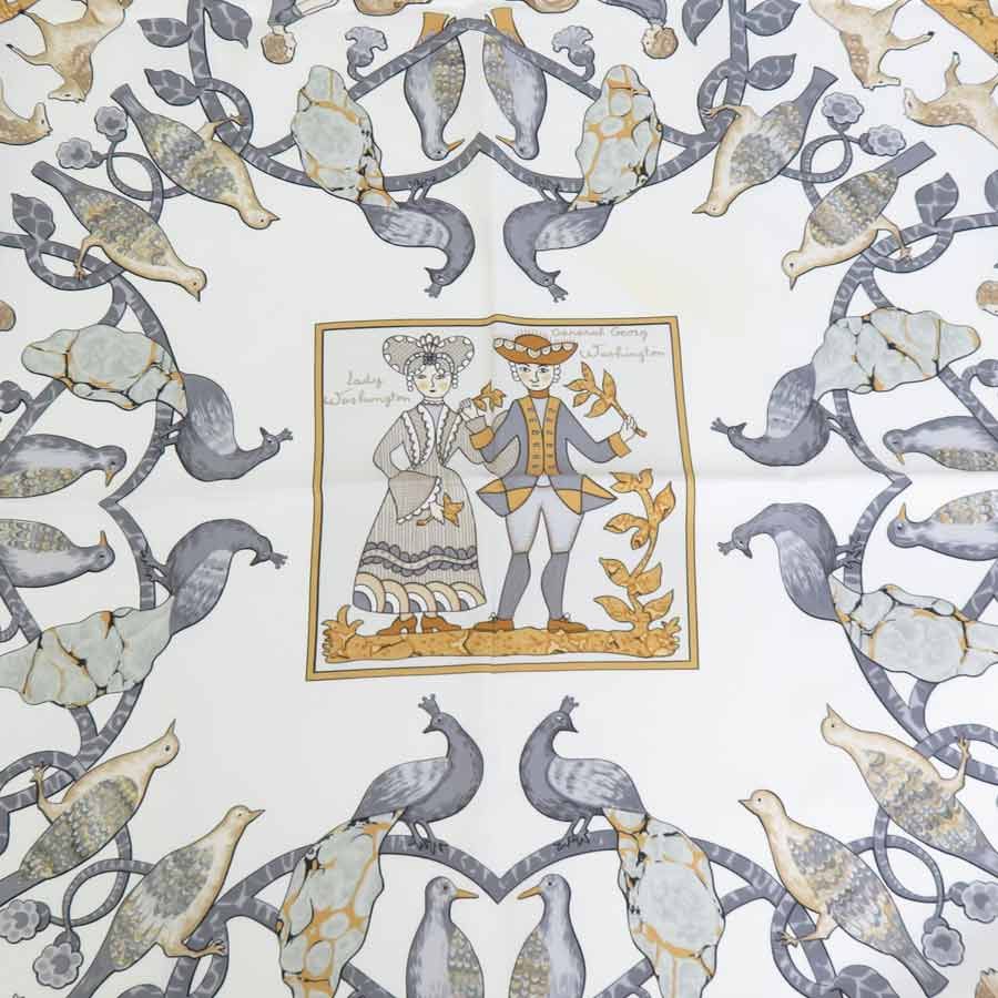 Hermes Scarf Carre 90 Early America — view 2