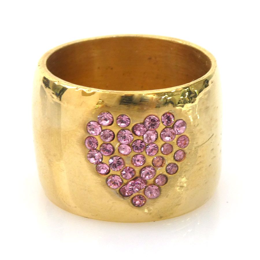 Chanel Ring CC Logo Heart — view 3