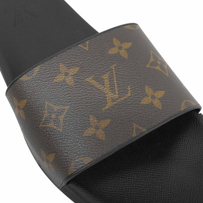 Louis Vuitton Waterfront Line Monogram Canvas Logo Rubber Sandals Brown — view 6