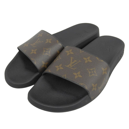 Louis Vuitton Waterfront Line Monogram Canvas Logo Rubber Sandals Brown