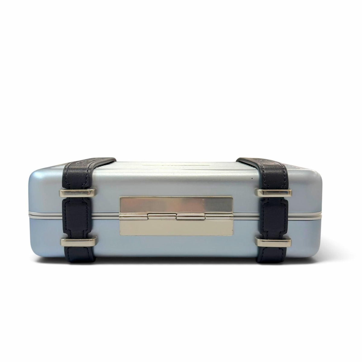 Dior Rimowa Homme Personal Aluminum Leather Shoulder Bag Blue Navy — view 5