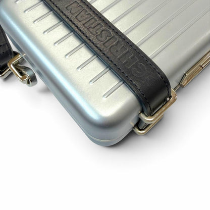 Dior Rimowa Homme Personal Aluminum Leather Shoulder Bag Blue Navy — view 6