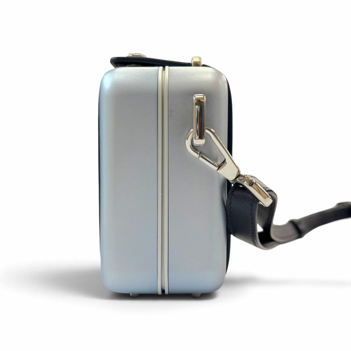 Dior Rimowa Homme Personal Aluminum Leather Shoulder Bag Blue Navy — view 4