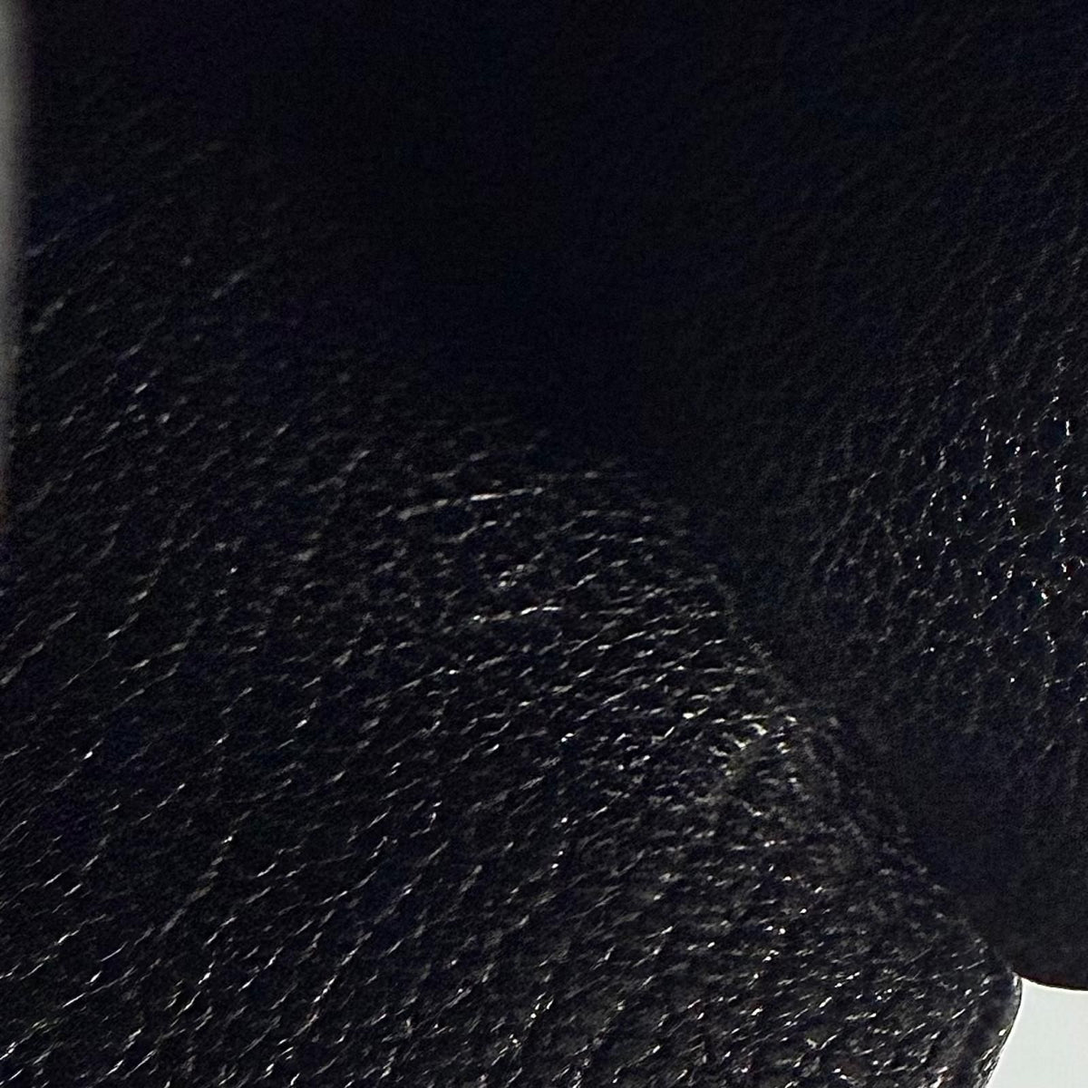 Hermes Vintage Large Clochette Leather Martin Margiela Era Necklace Black — view 8