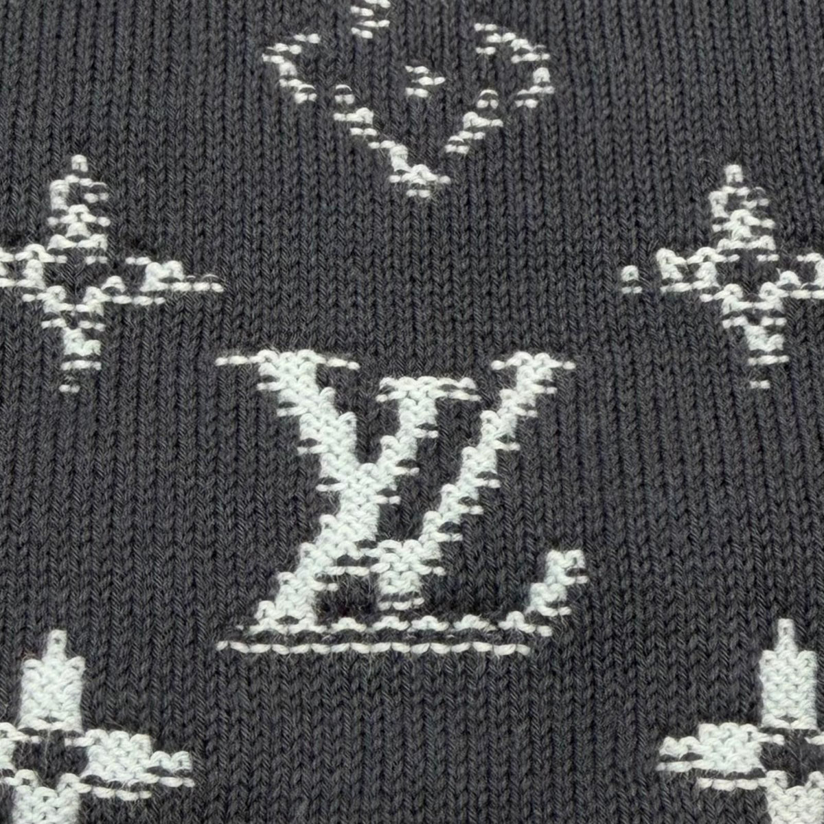 Louis Vuitton Cotton Monogram Gradient Hoodie Pullover Knit — view 5