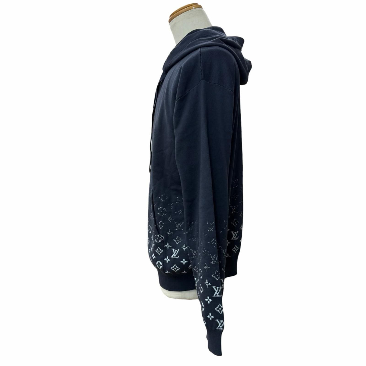 Louis Vuitton Cotton Monogram Gradient Hoodie Pullover Knit — view 3