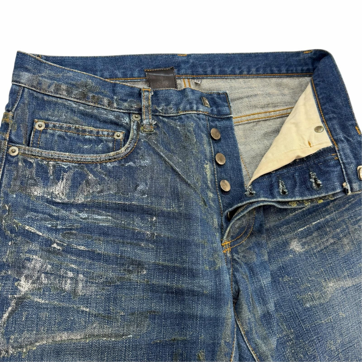 Dior Homme 07 SS Hedi Slimane Era la Star Coated Skinny Slim Denim Pants 29 — view 3