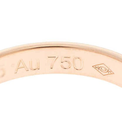 Cartier 1895 Wedding Ring 18k Pink Gold Diamond — view 4
