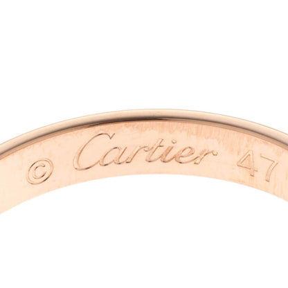 Cartier 1895 Wedding Ring 18k Pink Gold Diamond — view 3