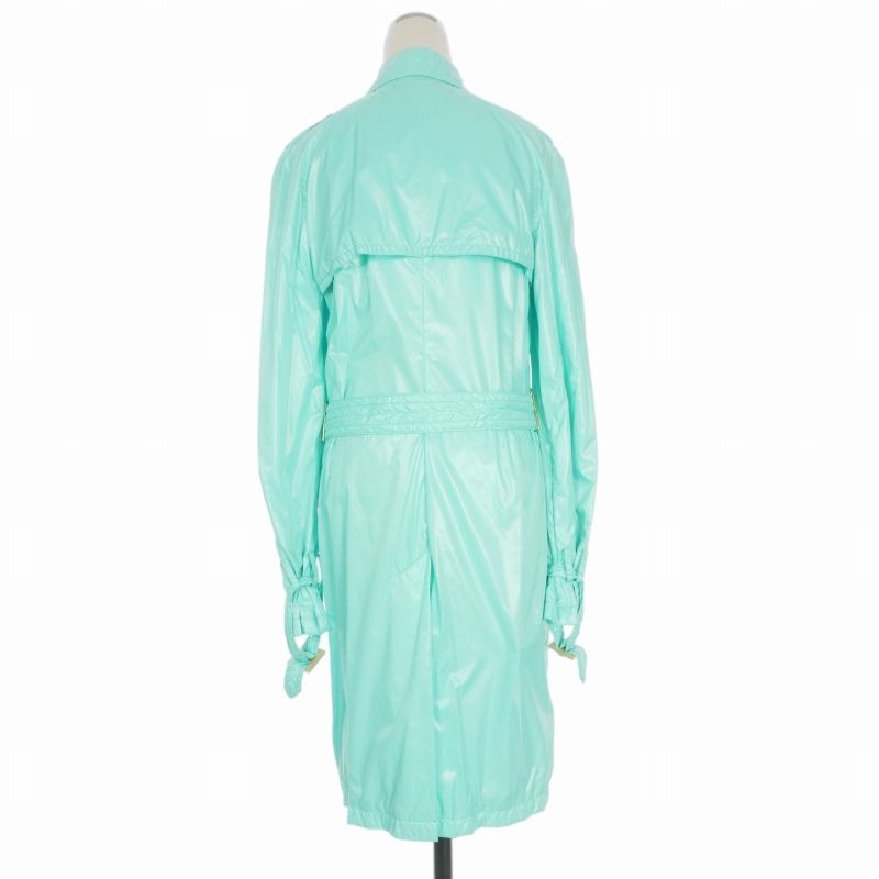 Moncler Myrte Nylon Trench Coat Long Sleeve Light Blue 49020/50/68950 0 — view 2