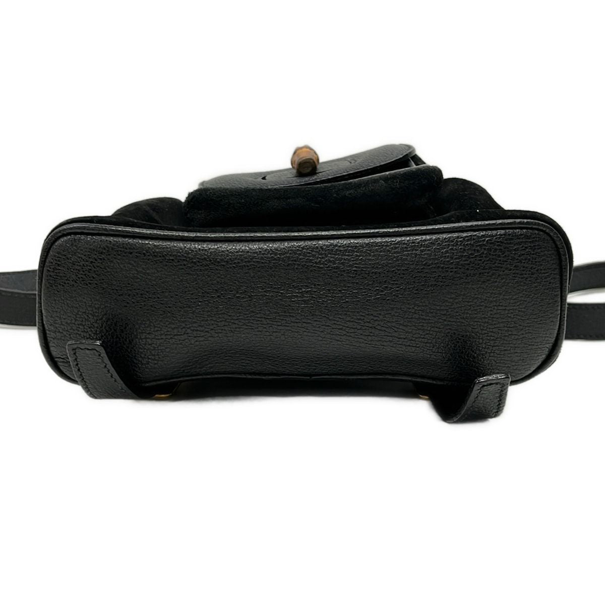 Gucci Backpack Bamboo Black Brown Leather — view 5
