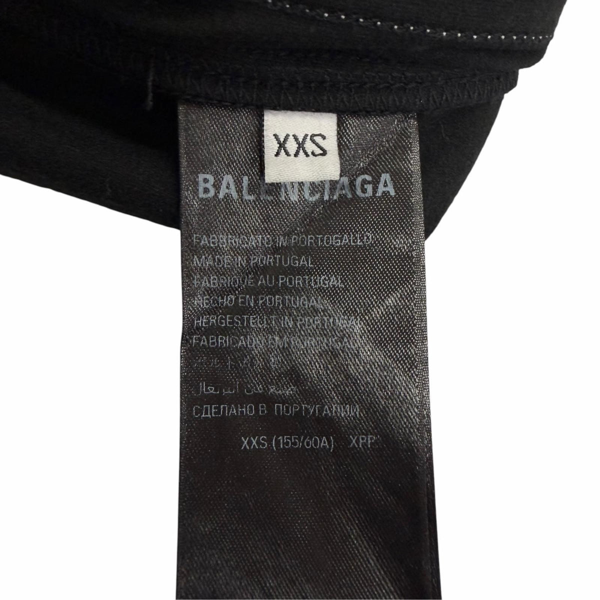 Balenciaga Logo Embroidery Side Line Track Pants Black XXS — view 8