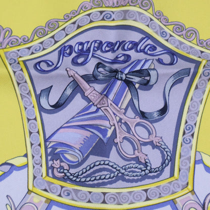 Hermes Paprol Silk Carre 90 Scarf — view 4