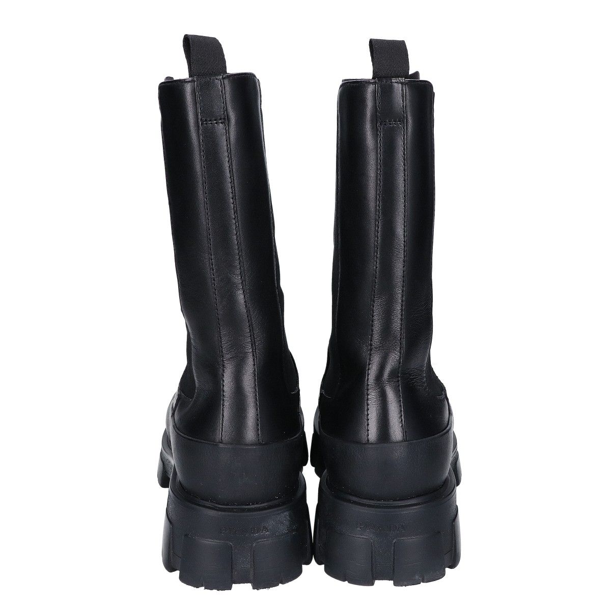 Prada Monolith Side Gore Boots — view 3