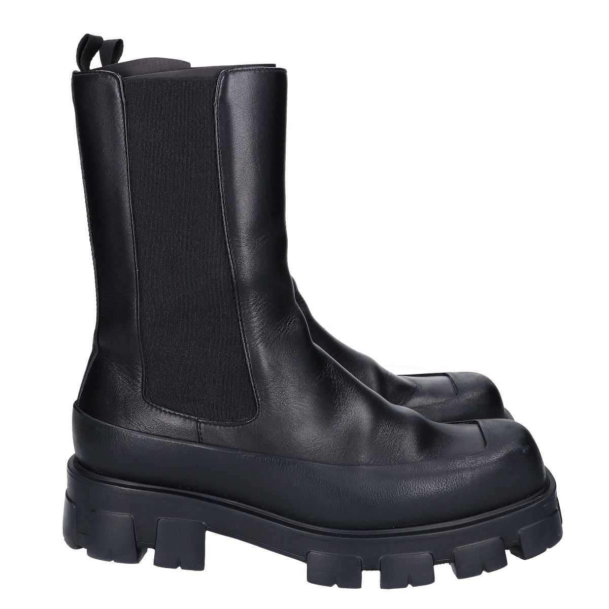 Prada Monolith Side Gore Boots — view 4