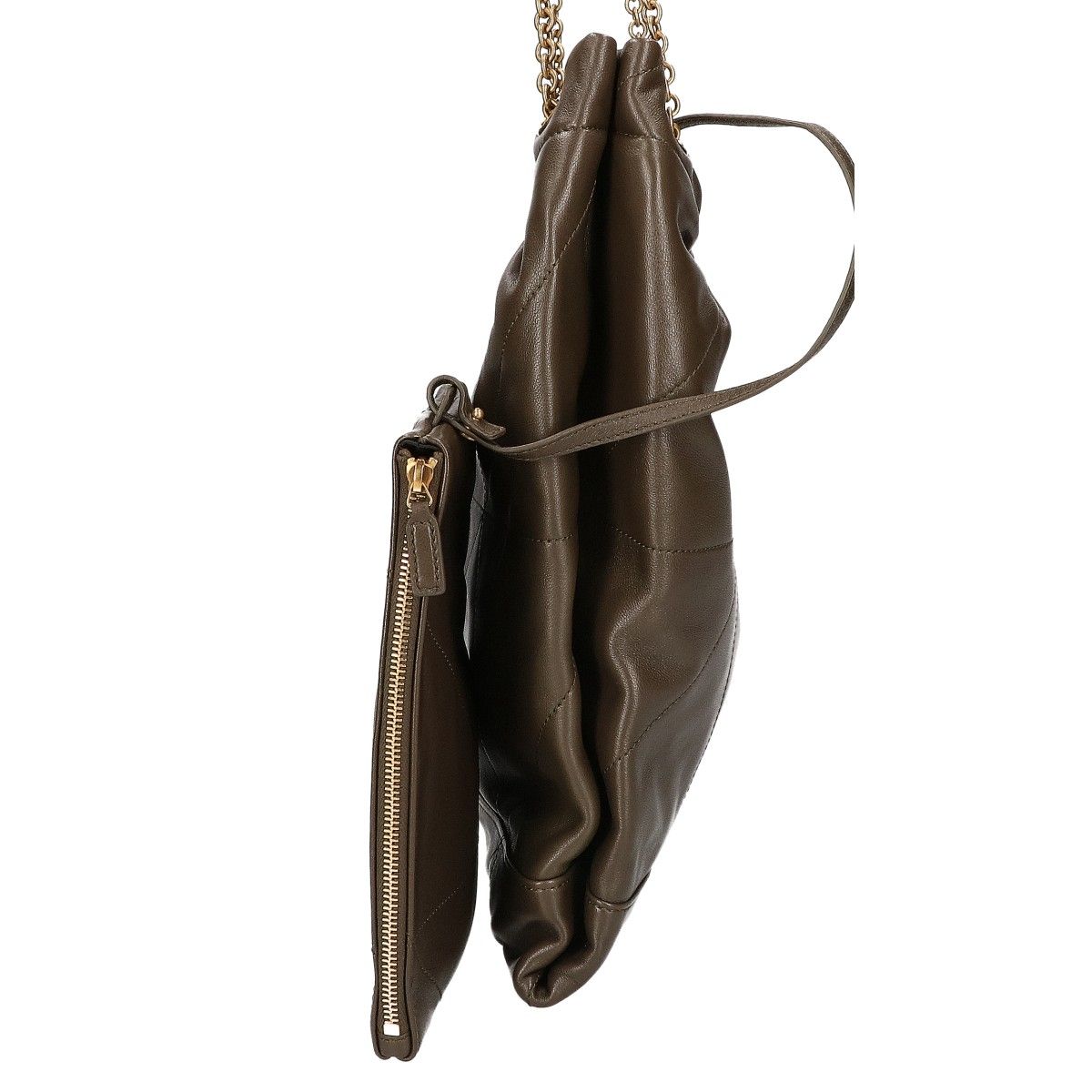 Saint Laurent Paris Jamie 4.3 Lambskin Drawstring Chain — view 2