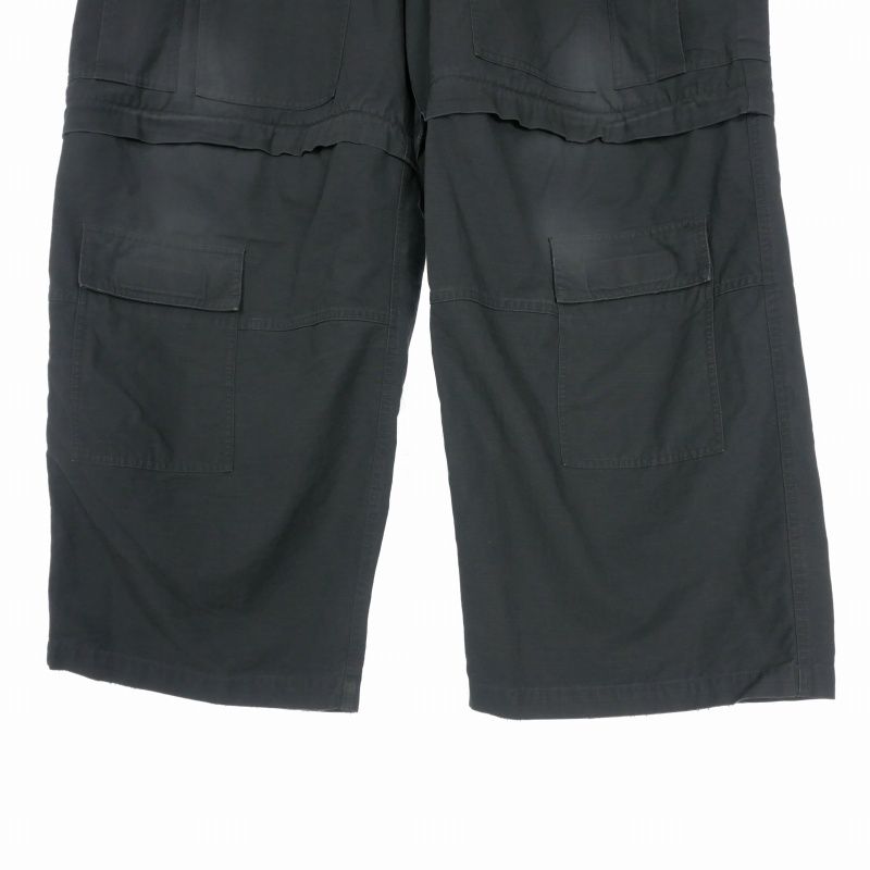 Balenciaga 2-Way Large Cargo Pants Dark Gray XS — view 4