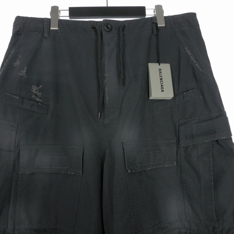Balenciaga 2-Way Large Cargo Pants Dark Gray XS — view 3