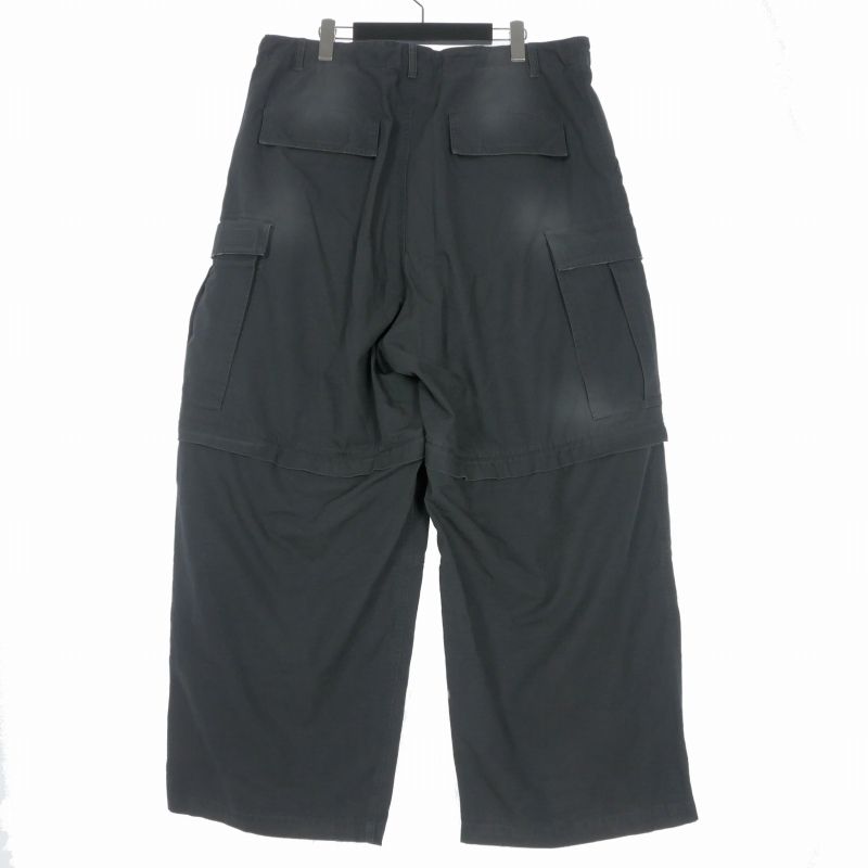 Balenciaga 2-Way Large Cargo Pants Dark Gray XS — view 2