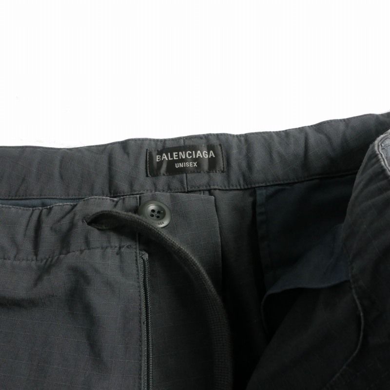 Balenciaga 2-Way Large Cargo Pants Dark Gray XS — view 7
