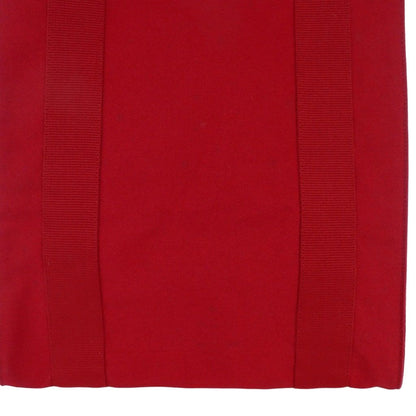 Miu Miu Canvas Tote Shoulder Bag Rivet Red — view 4
