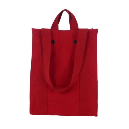 Miu Miu Canvas Tote Shoulder Bag Rivet Red