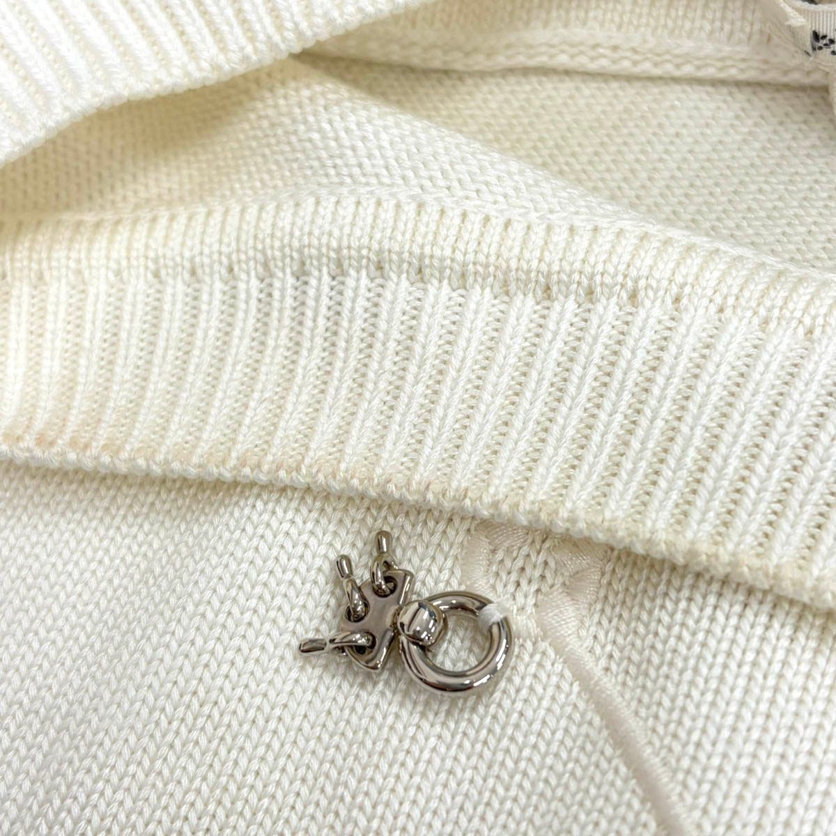 Hermes Mors a Jouet Knit Sweater Ivory 34 — view 7