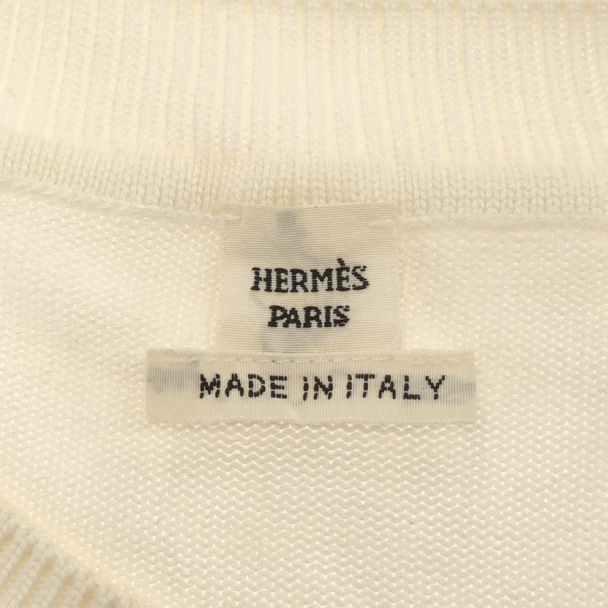 Hermes Mors a Jouet Knit Sweater Ivory 34 — view 3
