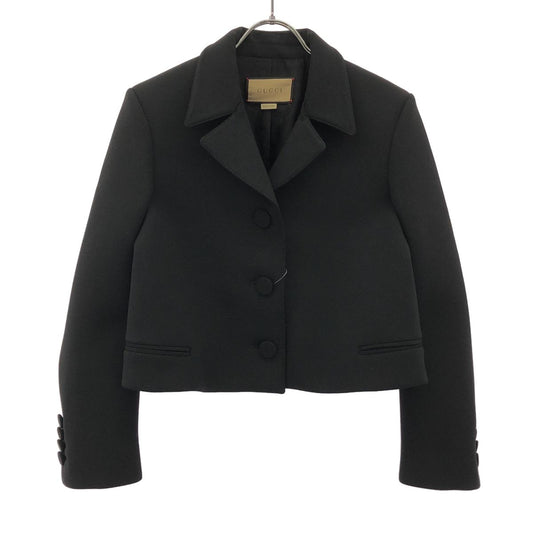Gucci Wool Neoprene Jacket Black 38