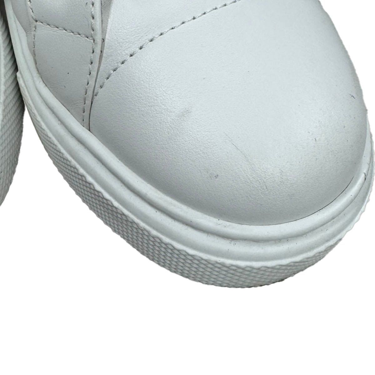 Prada Triangle Low-Top Sneakers White — view 7