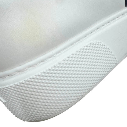 Prada Triangle Low-Top Sneakers White — view 8