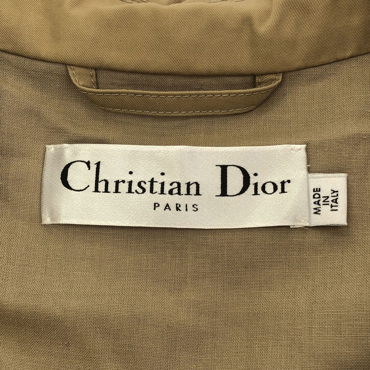 Dior Be Embroidered Trench Coat Beige — view 3