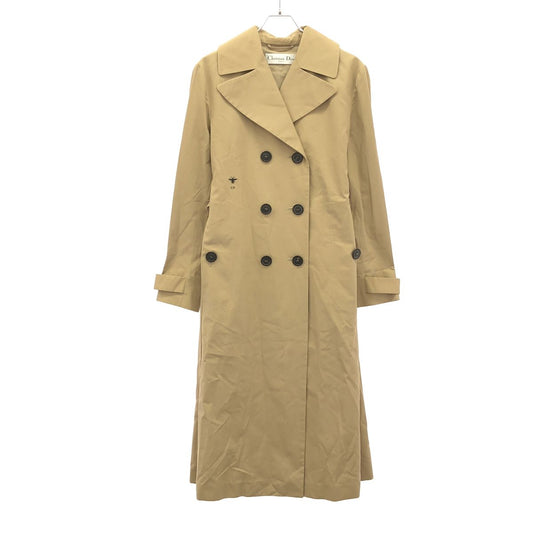 Dior Be Embroidered Trench Coat Beige