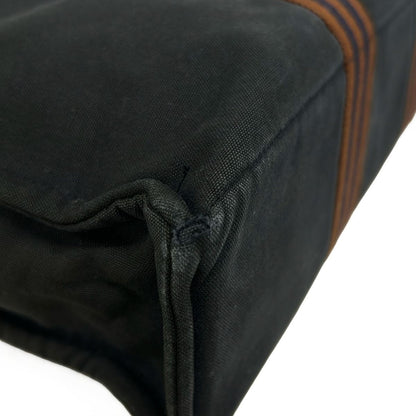 Hermes Tote Bag Fourre Tout MM Dark Navy Brown — view 6