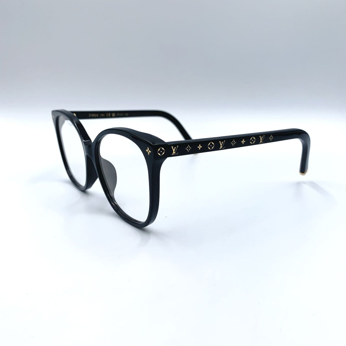Louis Vuitton Optical My Monogram Light Cat Eye Acetate Black Sunglasses Gold — view 2