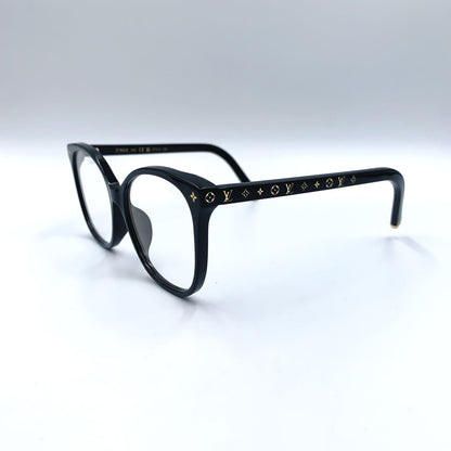 Louis Vuitton Optical My Monogram Light Cat Eye Acetate Black Sunglasses Gold — view 2