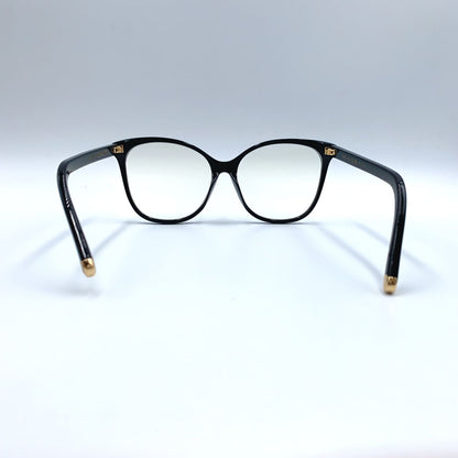 Louis Vuitton Optical My Monogram Light Cat Eye Acetate Black Sunglasses Gold — view 6