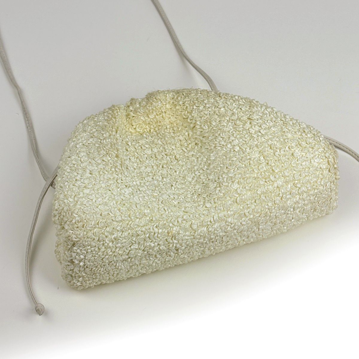 Bottega Veneta Shoulder Bag Mini the Pouch Fabric White — view 2