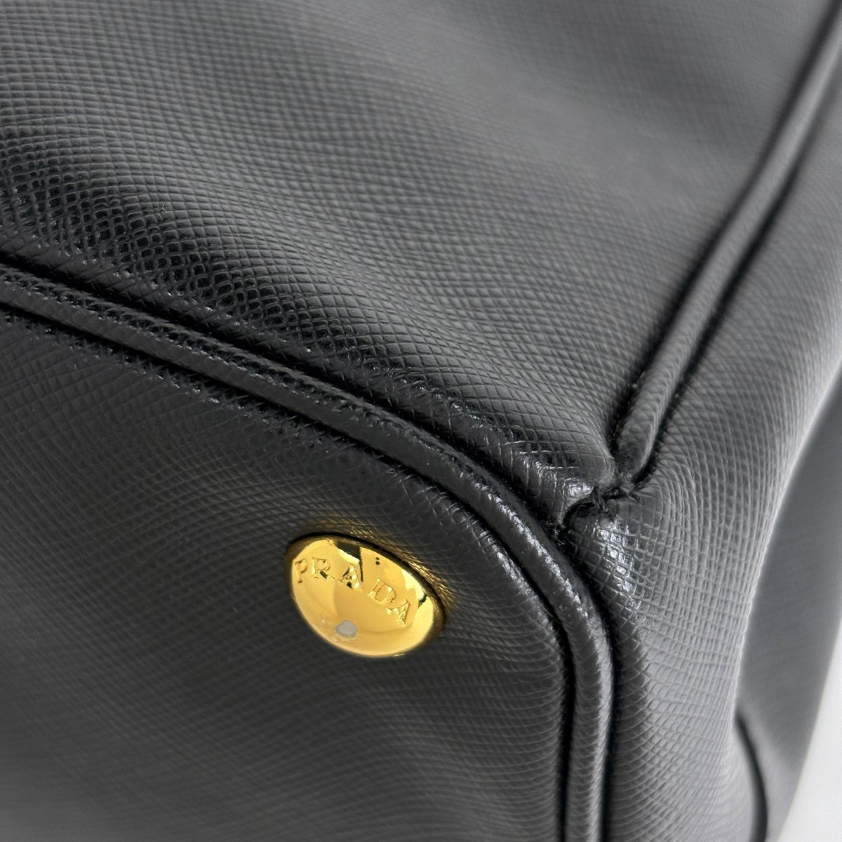 Prada Handbag Galleria 2-Way Saffiano Leather Nero — view 3
