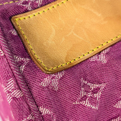 Louis Vuitton Neo Speedy Handbag Monogram Denim Fuchsia — view 4