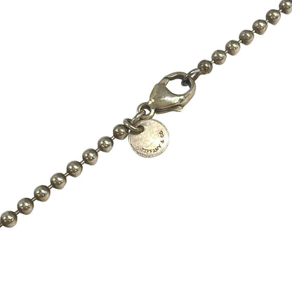 Tiffany & Co Necklace Return to Tiffany Oval Silver Ball Chain — view 4