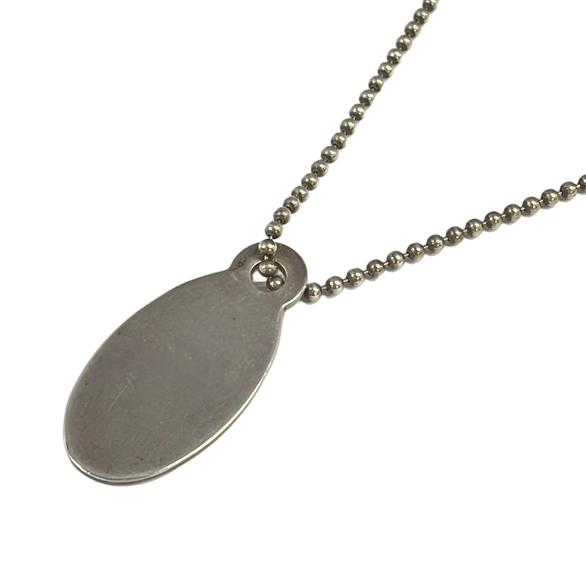 Tiffany & Co Necklace Return to Tiffany Oval Silver Ball Chain — view 3
