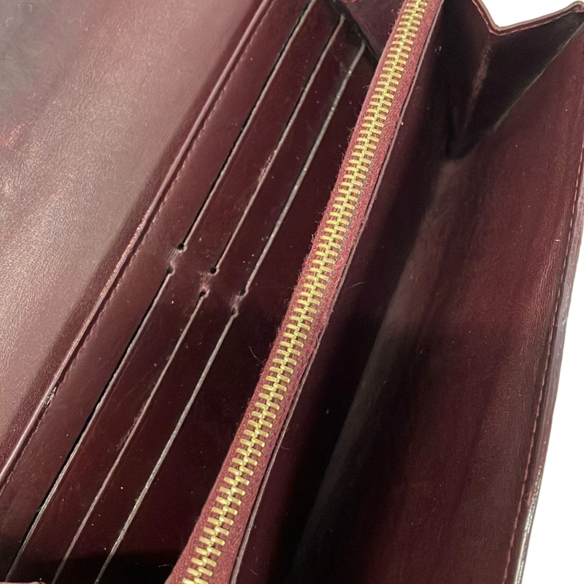 Louis Vuitton Wallet Monogram Vernis Portefeuille Sarah NM Rouge Fauvist Leather — view 4