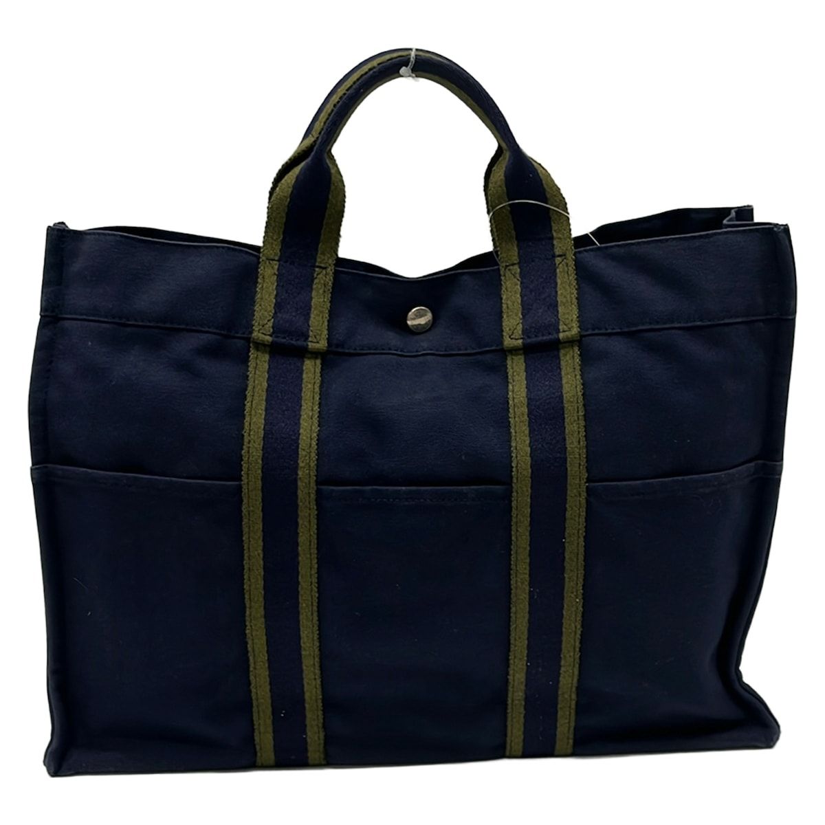 Hermes Tote Bag Fourre Tout MM Navy Dark Green — view 3